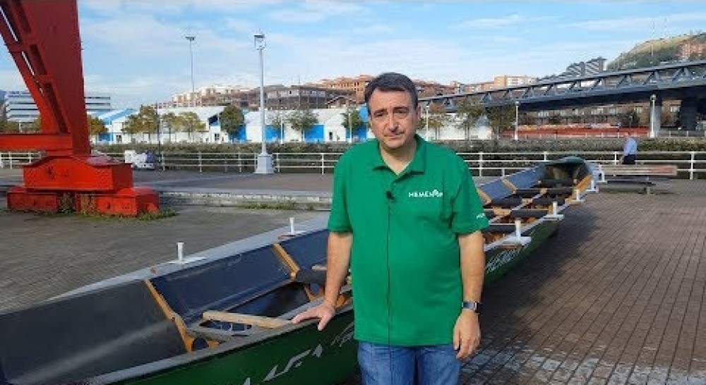 Hoy hemos presentado al equipo que, como en las traineras, trabaja y boga junto