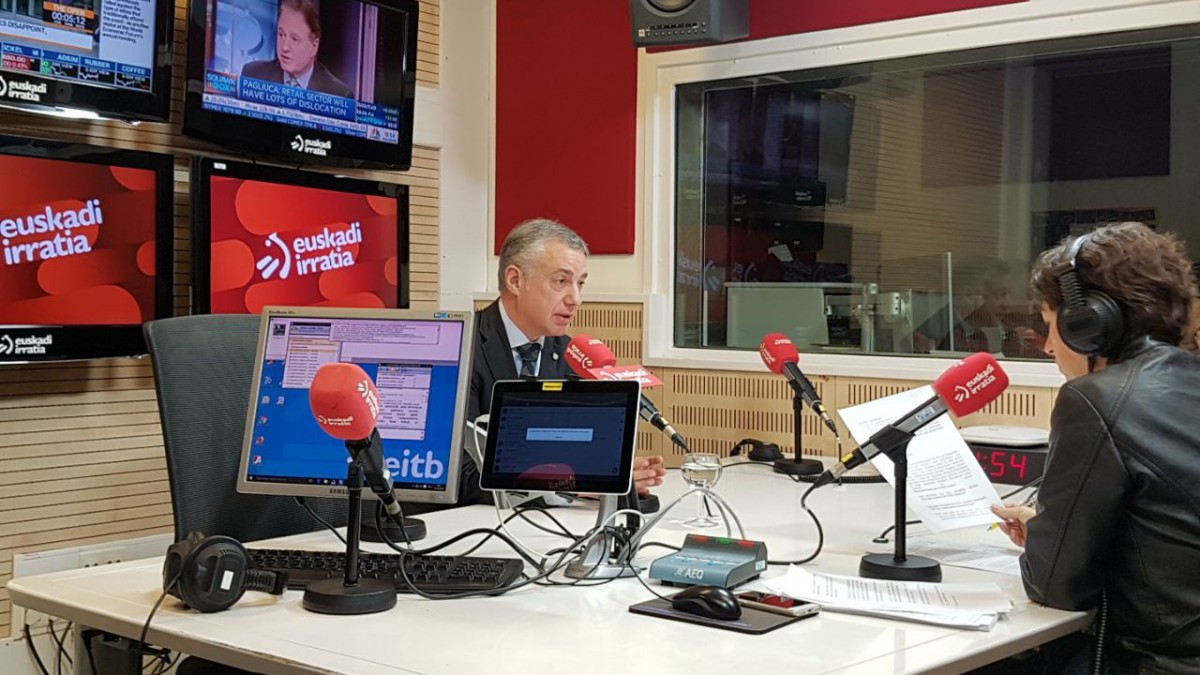 Lehendakari Urkullu: “Deberíamos aprovechar este año para acordar unas bases que permitan profundizar en el Autogobierno vasco”