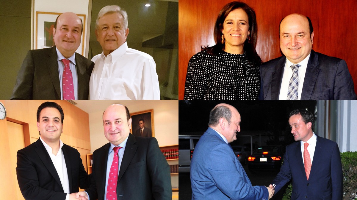 Ortuzar se reúne con López Obrador, principal aspirante a la Presidencia de México, y con el presidente del PAN, Damián Zepeda