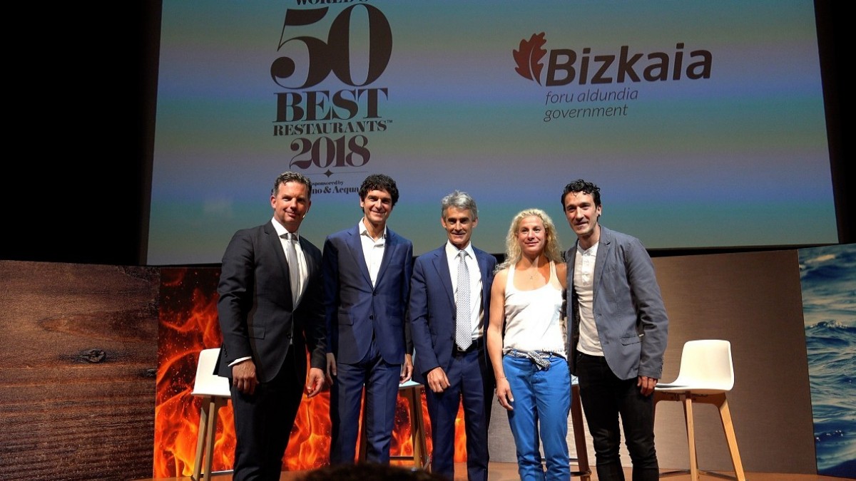Bizkaia fue sede de la gala de The Worlds 50Best Restaurants, los Oscars de la gastronomía mundial 