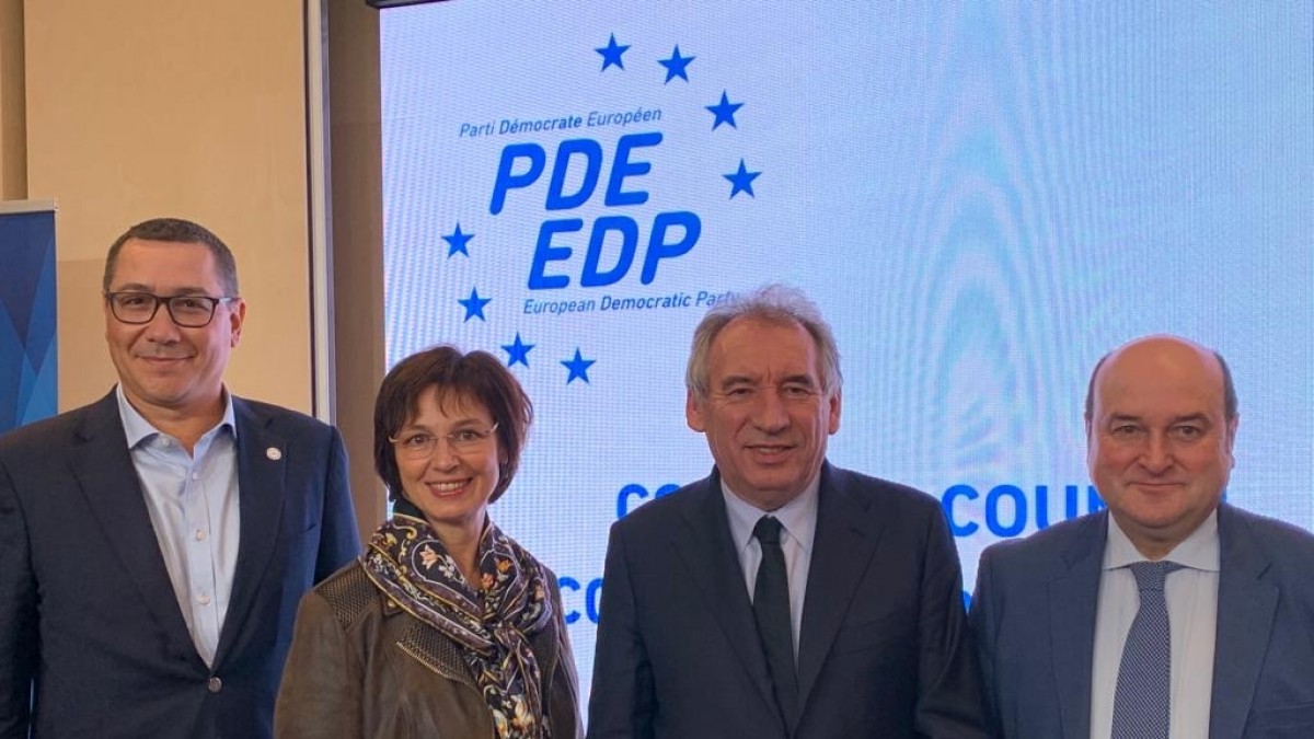 Ortuzar, nuevo vicepresidente primero del PDE: “Creemos en la Europa de los pueblos y la gente, no en la de los Estados y el mercado”