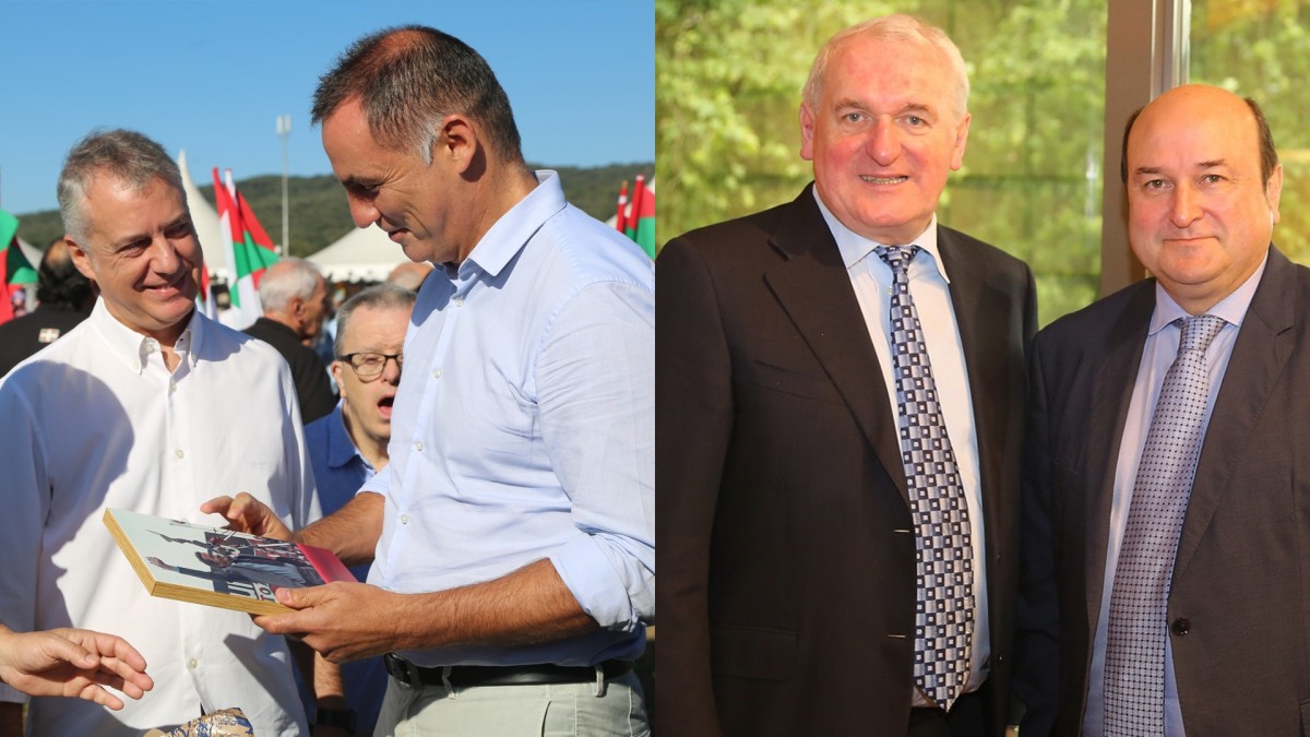 Bertie Ahern, Mayor Zaragoza y el ex presidente de Flandes y el presidente de Córcega encabezan la lista de líderes internacionales que apoyan a Urkullu y a EAJ-PNV