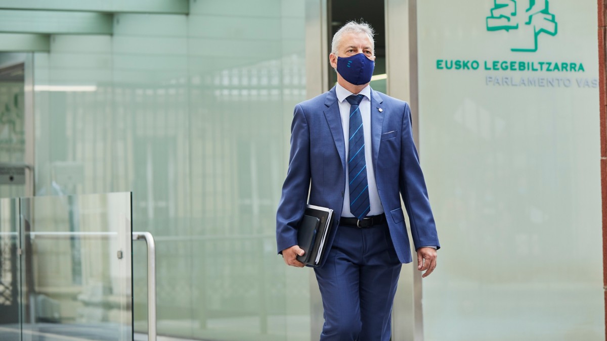 Iñigo Urkulluren inbestidurako osoko bilkura irailaren 3an egingo da