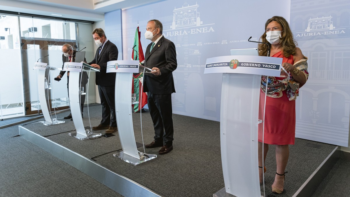 Los presupuestos CAE de 2022 incluirán un ambicioso plan de inversiones para la recuperación y transformación económica
