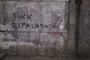 Pintadas en batzokis Bizkaia Lekeitio 20210221