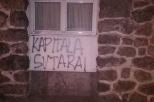 Pintadas en batzokis Bizkaia Lekeitio 20210221