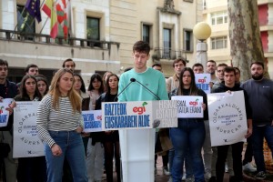 Euzko Gaztedi-EGIren adierazpena euskarari buruzko azken epaien aurrean