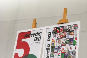2026 09 04 Alderdi Egunerako egin diren kartelekin erakusketa Sabin Etxean 