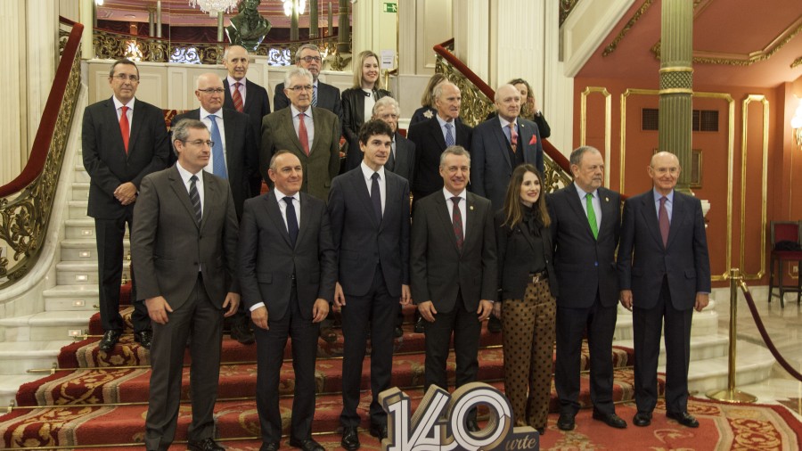 El Lehendakari Iñigo Urkullu reafirma el compromiso de todas las instituciones vascas con el Concierto Económico en su 140 aniversario