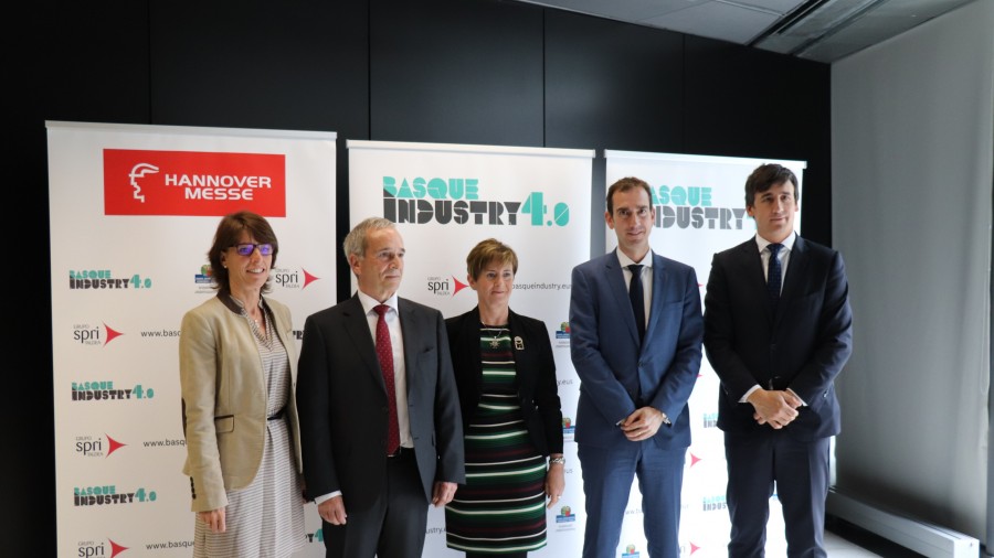 Euskadiko aurrerapen teknologikoaren adibideak eramango ditu aurten Basque Industry 4.0k Hannover Messera