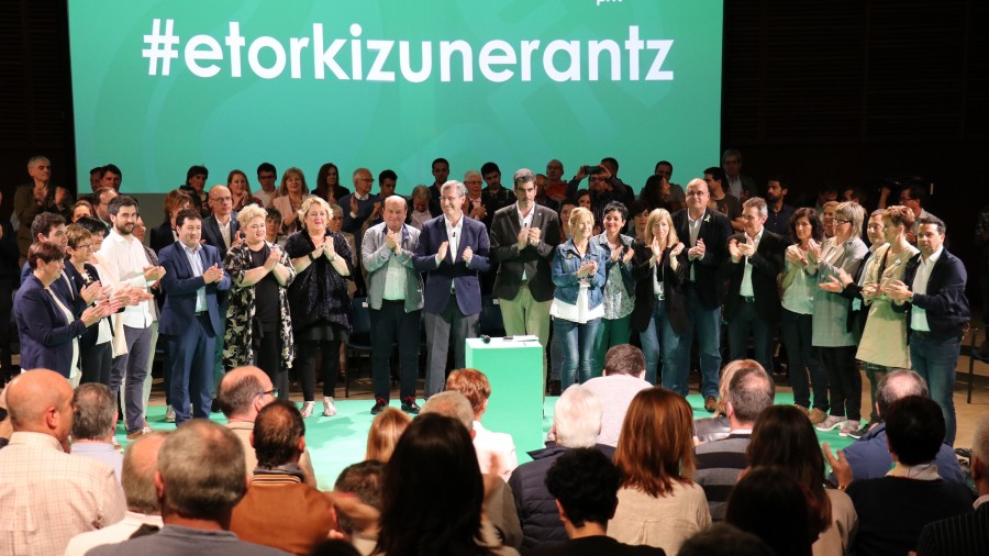 EAJ-PNV presenta a Markel Olano como candidato a diputado general de Gipuzkoa