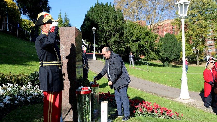 Memoriaren Egunaren kariaz gaur egin diren ekitaldi guztietan izan da EAJ-PNV 