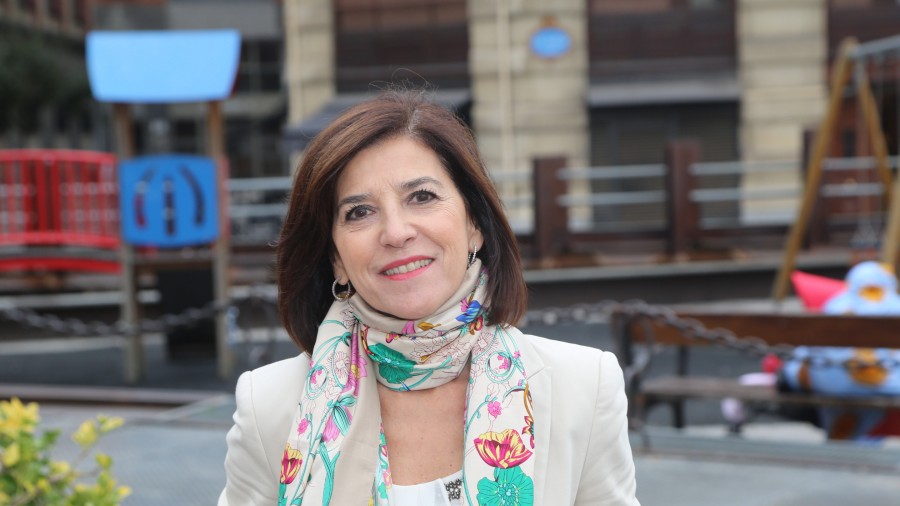 Sánchezi babesa eskaini dio Izaskun Bilbaok, Kataluniako procésari garapena eta babes sozial eta politikoa ematearen alde egotekotan 