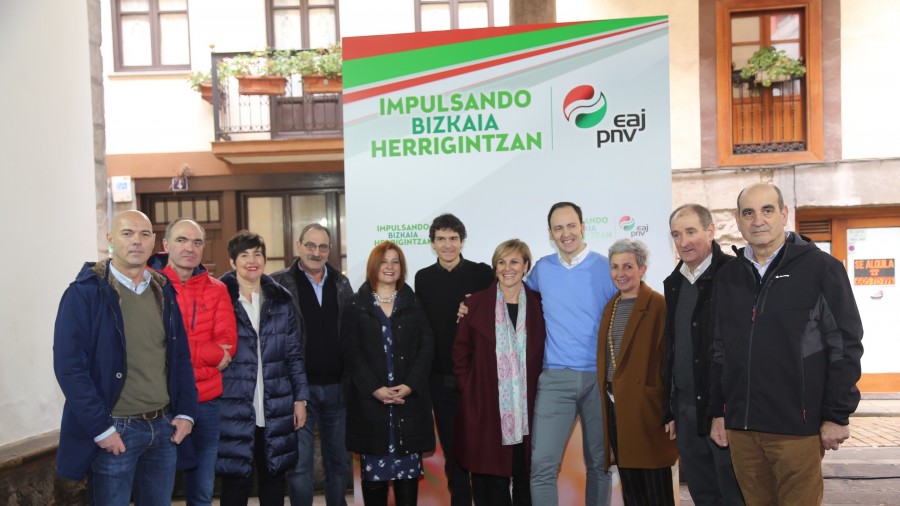 EAJ-PNV ofrece a la ciudadanía un equipo “fuerte, unido y centrado” para desarrollar el mejor proyecto de futuro para Bizkaia 