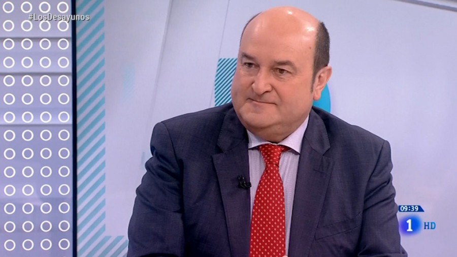 Ortuzar: “El PNV se vendía en Madrid por un plato de lentejas, según Bildu; pues ellos, ni plato de lentejas”