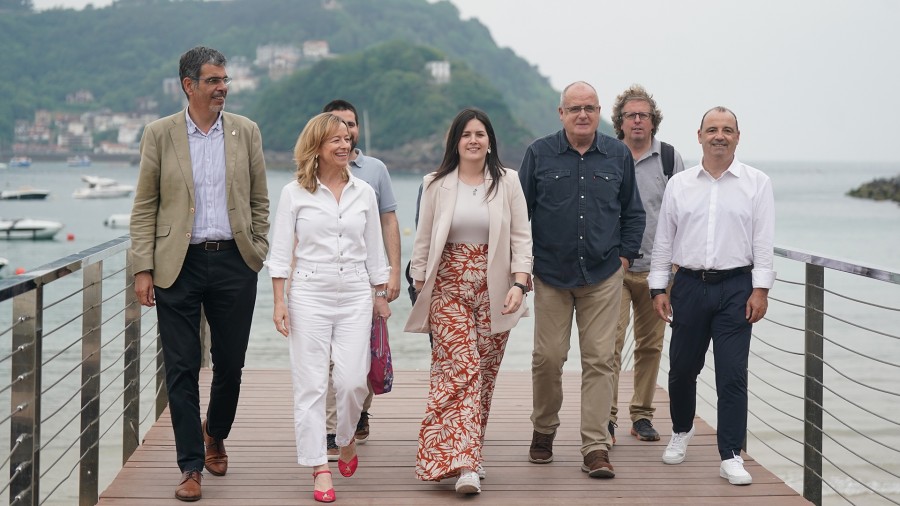 “Para que la voz de Euskadi siga escuchándose en Europa, el domingo hay que votar al PNV”, subraya Aitana Agirre