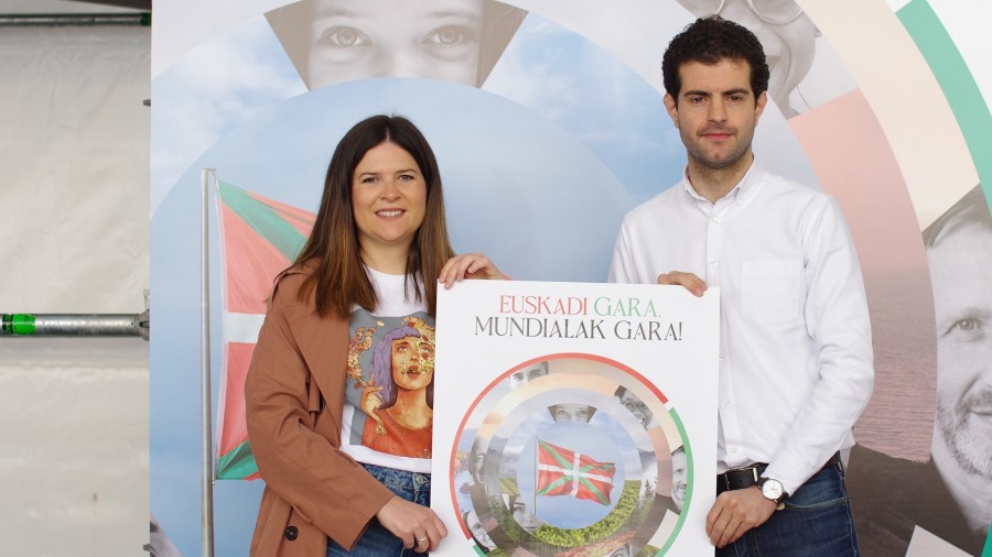 'Euskadi gara, Mundialak gara!', igandean, apirilak 20, EAJ-PNVk Bilbon ospatuko duen Aberri Egunerako goiburua  