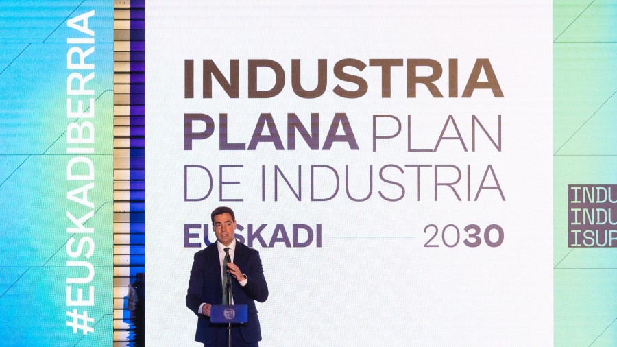 Eusko Jaurlaritzak 'Industria Plana - Euskadi 2030' aurkeztu du, etorkizuneko belaunaldientzat kalitate handiko lanpostuak sortzeko oinarriak finkatzen dituen ibilbide-orria